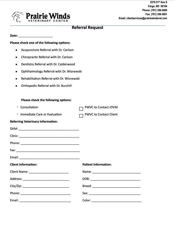 Referral Form PDF